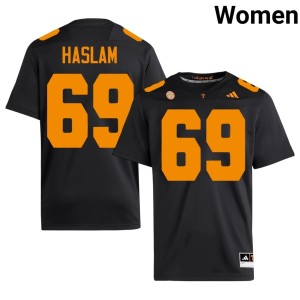 Donovan Haslam College Football #69 Black High School Tenn Vols Women Jersey 231608-589