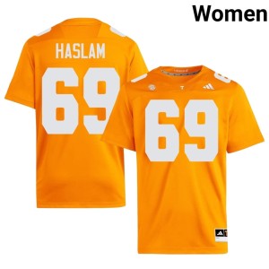 Donovan Haslam College Football #69 2026-27 Orange Womens University Of Tennessee Jersey 456912-160