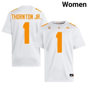 Dont'e Thornton Jr. Tennessee Women's Player White #1 College Football Jerseys 219526-526