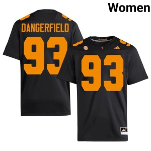Grady Dangerfield TN Volunteers Black NCAA Womens College Football #93 Jersey 518818-367