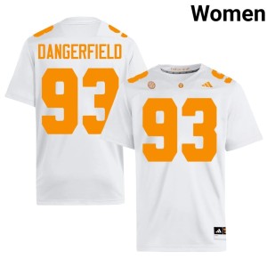 Grady Dangerfield #93 Women White College Football Alumni Tenn Vols Jerseys 685485-889
