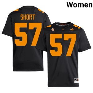 Grier Short Big Orange #57 Official Women Black College Football Jersey 632768-362