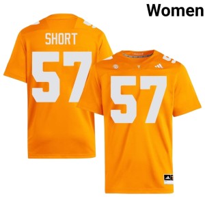 Grier Short Stitched #57 The Tennesseans Womens College Football Orange Jerseys 736612-604