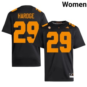 Isaiah Hardge Women's #29 2026-27 College Football UT Black Jerseys 549337-365