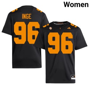 Isaiah Inge Womens Black College Football Game Vols #96 Jersey 715587-393