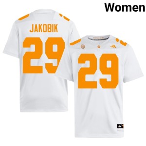 Jack-Henry Jakobik College Football Tenn White #29 2026-27 Women's Jerseys 913212-876