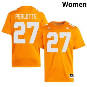 Jadon Perlotte #27 TN Vols Limited Womens Orange College Football Jerseys 558173-600