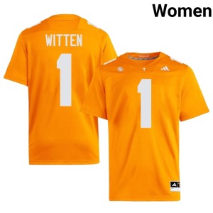Jason Witten 2026-27 #1 Orange Women's UT College Football Jerseys 371184-806