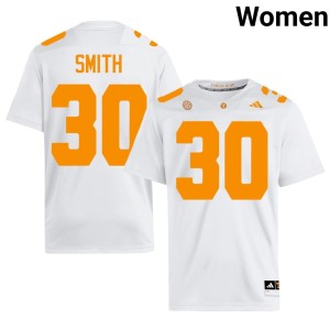 Javonte Smith Official College Football Vols White Womens #30 Jerseys 310564-677