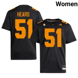 Jeremias Heard #51 Black College Football The Varsity Player Womens Jersey 995968-520