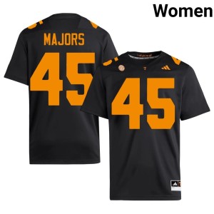 Johnny Majors Womens Black High School College Football The Tennesseans #45 Jersey 291799-950