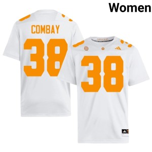 Jowell Combay VOL Women College Football Alumni White #38 Jerseys 284367-541