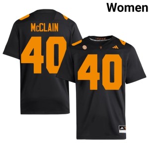 KJ McClain Black #40 Women Player College Football UTK Jersey 534260-748