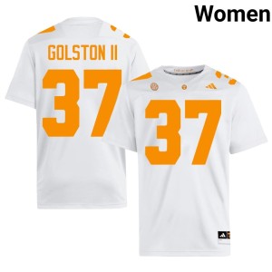 Kedric Golston II UT Limited #37 Womens White College Football Jersey 994754-298