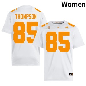 Luke Thompson Women's #85 White Player College Football Big Orange Jersey 720510-418