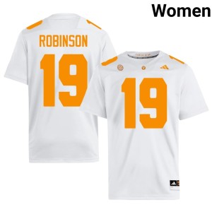 Nathan Robinson White College Football Women's #19 UT Volunteers Alumni Jerseys 423463-433