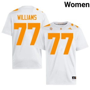 Ory Williams College Football Player White Tenn Vols #77 Women Jersey 152091-507