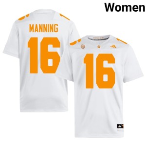Peyton Manning Official #16 White TN College Football Women's Jersey 838737-115