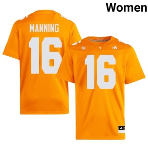Peyton Manning Women's Game #16 TN Vols Orange College Football Jerseys 330504-647