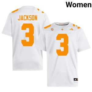 Radarious Jackson White #3 College Football VOL Women Limited Jersey 988986-123