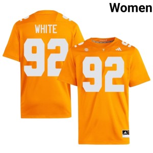 Reggie White UT Vols College Football Women's Limited #92 Orange Jerseys 460660-934