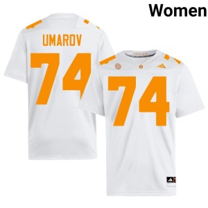 Shamurad Umarov College Football Women's White #74 Tennessee Stitched Jerseys 287999-693