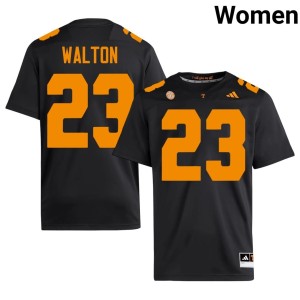 Sidney Walton Black Player UT Volunteers #23 College Football Women Jerseys 760507-864