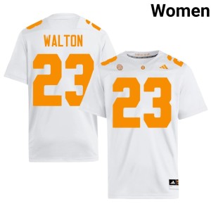 Sidney Walton #23 High School The Volunteer State College Football White Women's Jersey 245150-107