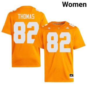 Trent Thomas #82 NCAA UT College Football Women Orange Jerseys 282674-800