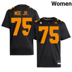Wendell Moe Jr. Black #75 College Football Big Orange Women Limited Jerseys 201845-146