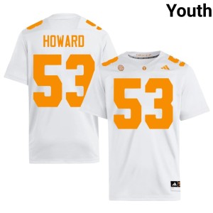 Blake Howard #53 Youth The Volunteer State White College Football High School Jerseys 234349-819