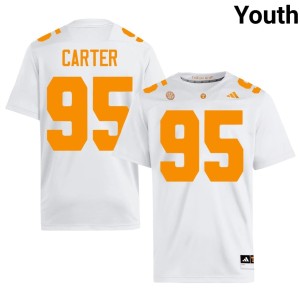 Breeze Carter White #95 Tenn College Football NCAA Youth Jerseys 347270-492