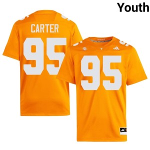 Breeze Carter #95 Youth Orange College Football UT High School Jersey 878840-104