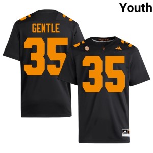 Carson Gentle #35 Alumni Black College Football Youth TN Volunteers Jersey 931232-782