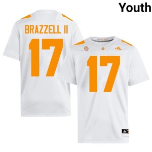Chris Brazzell II White Alumni Youth College Football #17 UTK Jersey 553194-128