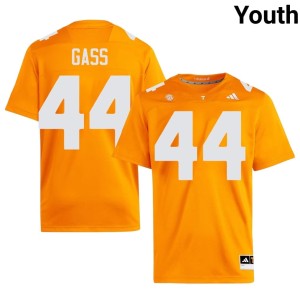 Christian Gass #44 Youth Orange TN College Football Stitched Jerseys 634146-279