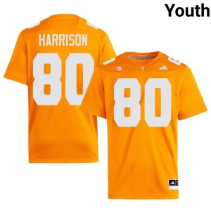 Cole Harrison University Orange College Football Tenn #80 Youth Jersey 683547-446