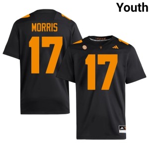 Daune Morris Black Youth #17 College Football Tennessee Vols Limited Jersey 352351-968
