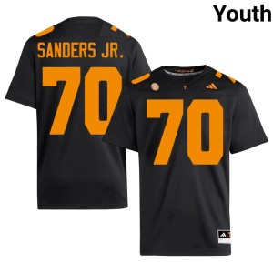 David Sanders Jr. Black Tennessee Volunteers Game Youth #70 College Football Jerseys 851557-785