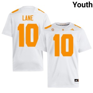 Dejuan Lane White #10 Alumni Youth Volunteers College Football Jersey 720158-236