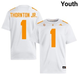 Dont'e Thornton Jr. College Football #1 Youth Alumni Tenn White Jersey 950381-184