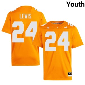 Dylan Lewis Youth Orange University Of Tennessee College Football Official #24 Jersey 611589-770