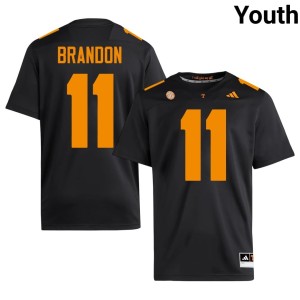 Faizon Brandon Game Youth Tennessee Volunteers Black College Football #11 Jersey 399137-506