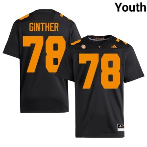 Gage Ginther Tenn College Football #78 Youth Stitched Black Jersey 699567-347