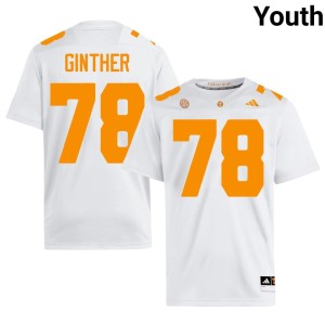 Gage Ginther Stitched College Football #78 Youth TN Volunteers White Jerseys 364178-836