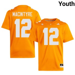 George MacIntyre Youth #12 College Football University Orange Tenn Vols Jerseys 338781-807