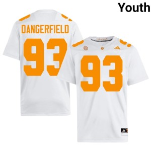 Grady Dangerfield Player White College Football Youth UT #93 Jersey 363300-866