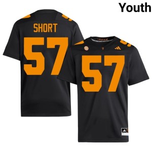 Grier Short Youth Tennessee Vols College Football Black #57 Alumni Jerseys 422353-164