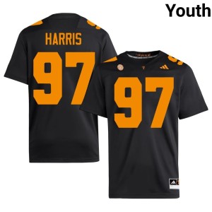 Hezekiah Harris Youth Black College Football Official Tenn Vols #97 Jersey 246089-499