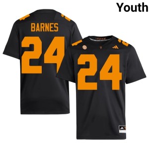 Hunter Barnes Stitched Black Tennessee Vols Youth College Football #24 Jerseys 181759-687